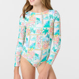 Girl's Maritime Twist Back Surf Suit