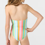 Girl's Low Tide Cinched One-Piece