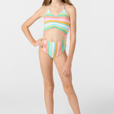 Girl's Low Tide Cinched One-Piece