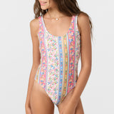 Girl's Cora Floral Classic One-Piece