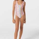 Girl's Cora Floral Classic One-Piece