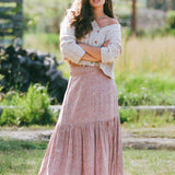 Tinslie Lordes Animal Maxi Skirt