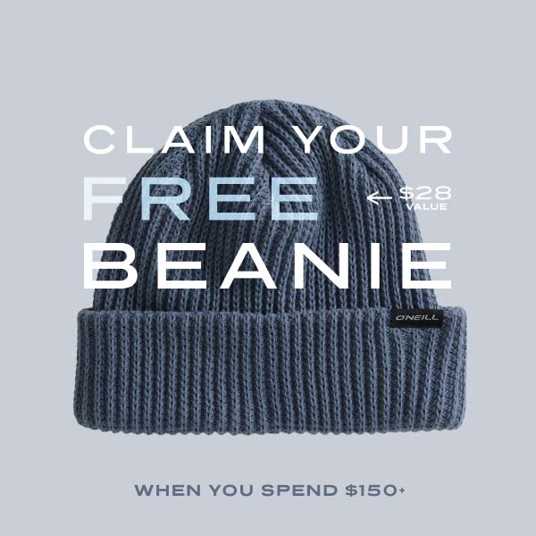 Free Beanie on Orders Over $150