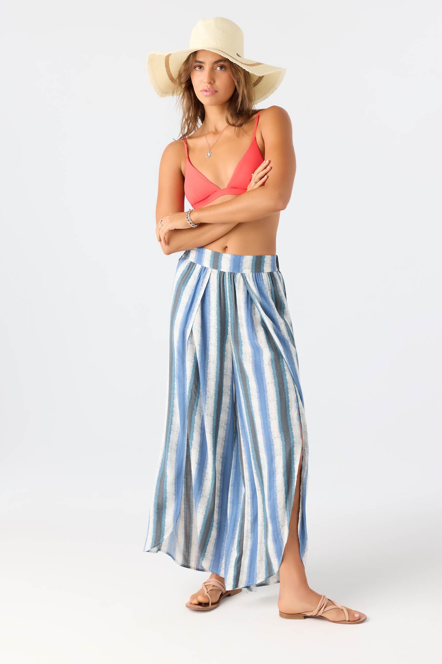 TYMEA FADED STRIPE FLY AWAY BEACH PANTS