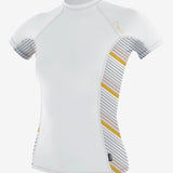 Women's Side Print S/S Rash Guard