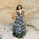 Annalisa Halter Maxi Dress