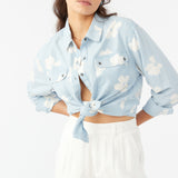 Antoni Button Down Top