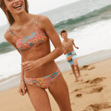 Girl's Belize Floral Scoop Bralette Swim Set