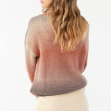 Billie Ombre Mockneck Oversized Sweater