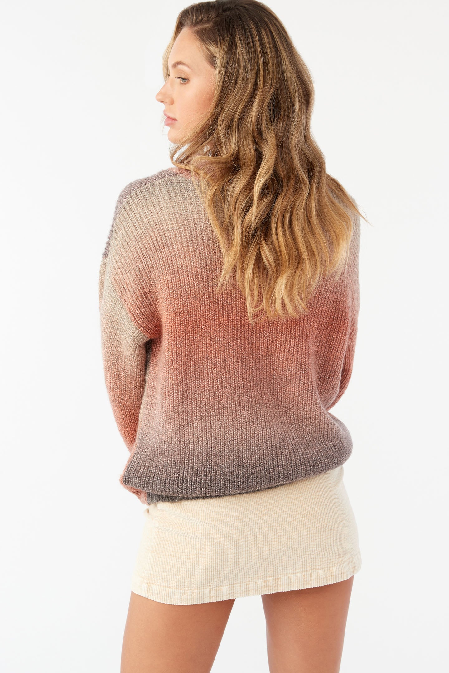 BILLIE OMBRE MOCKNECK OVERSIZED SWEATER