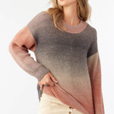 Billie Ombre Mockneck Oversized Sweater