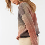 Billie Ombre Mockneck Oversized Sweater