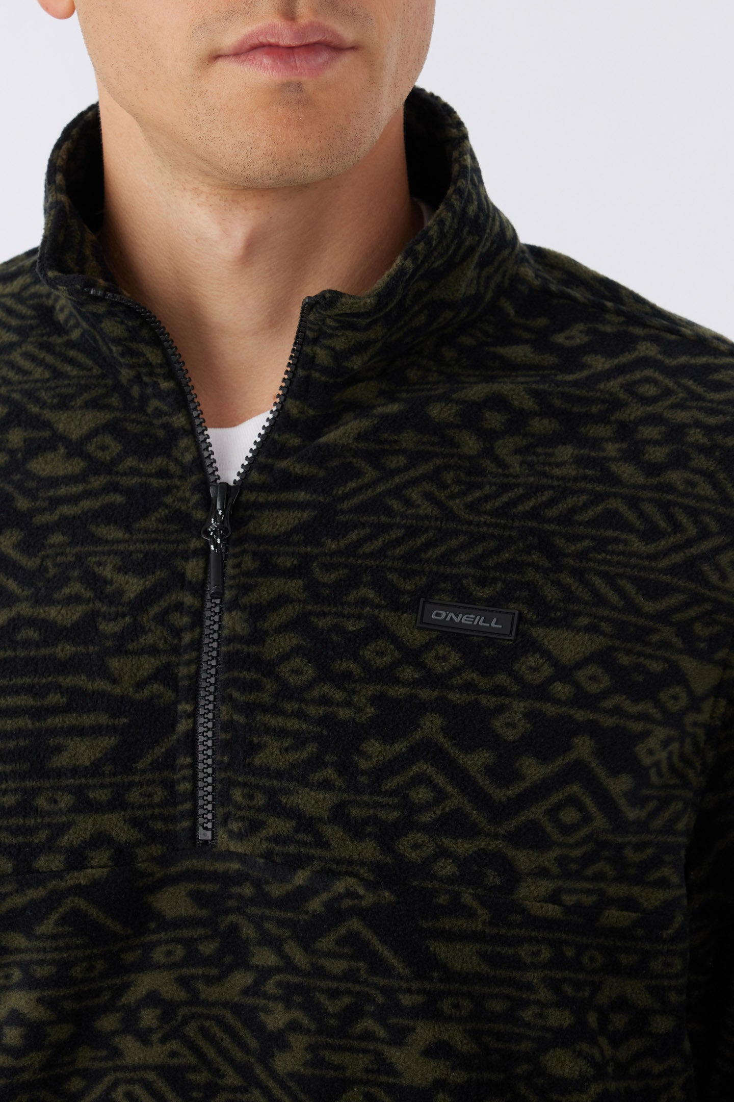 Carson 1/4 Zip Superfleece - Dark Olive | O'Neill