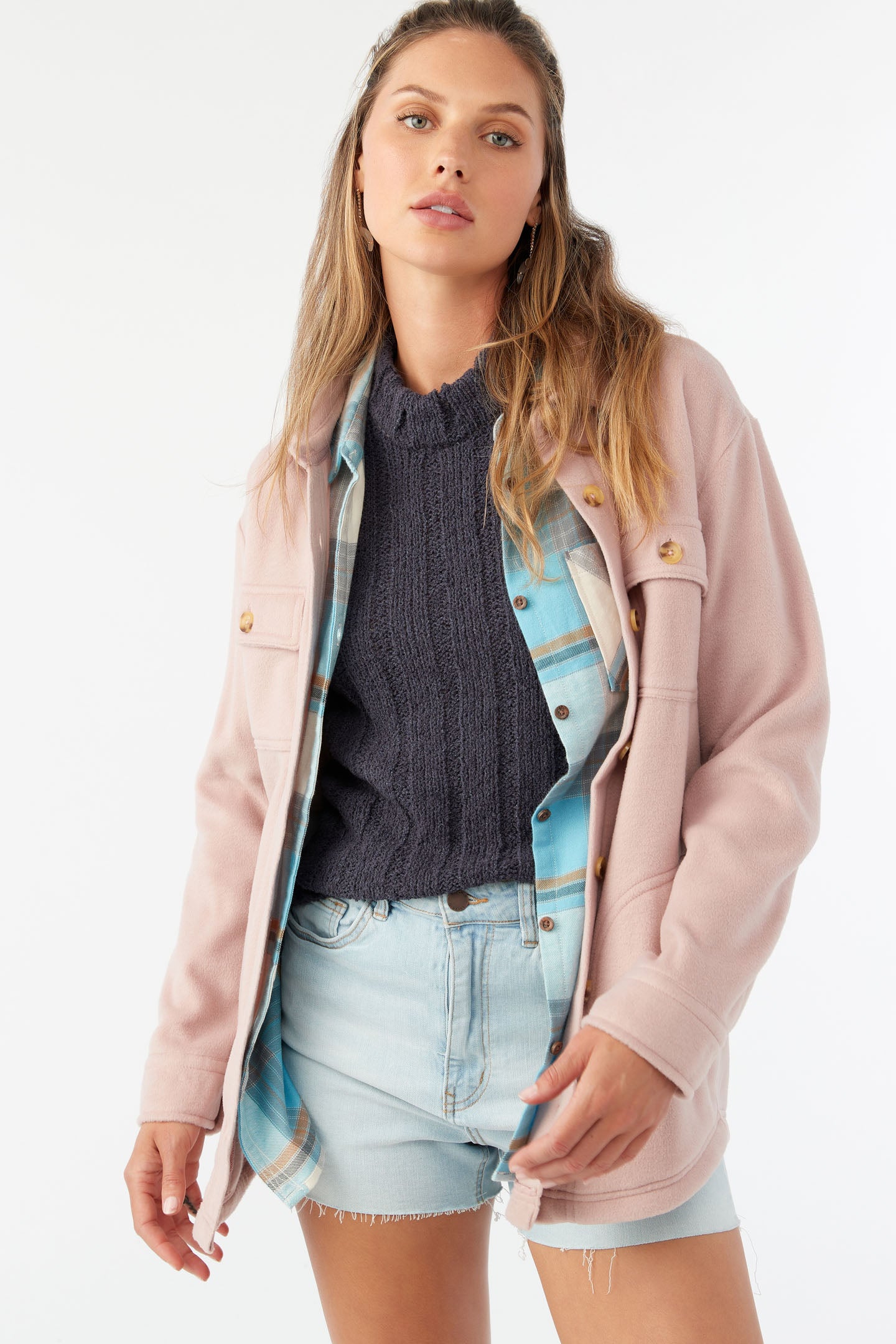 COLLINS OVERSIZED SUPERFLEECE SHACKET