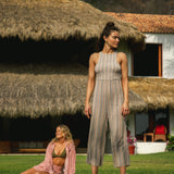 Dellora Stripe Jumpsuit