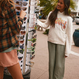 Girl's Brendita Crinkle Double Gauze Pants