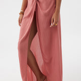 Saltwater Solids Hanalei Maxi Skirt Cover-Up