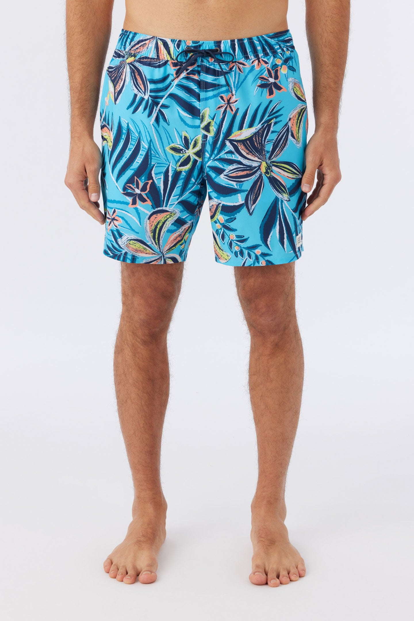 HERMOSA CREW ELASTIC WAIST 17" SWIM TRUNKS