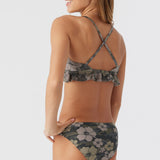 Girl's Hibiscus Camo Peplum Tri Set