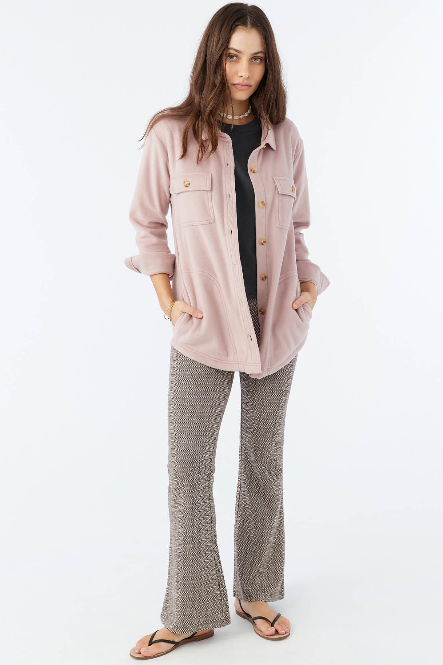 COLLINS OVERSIZED SUPERFLEECE SHACKET