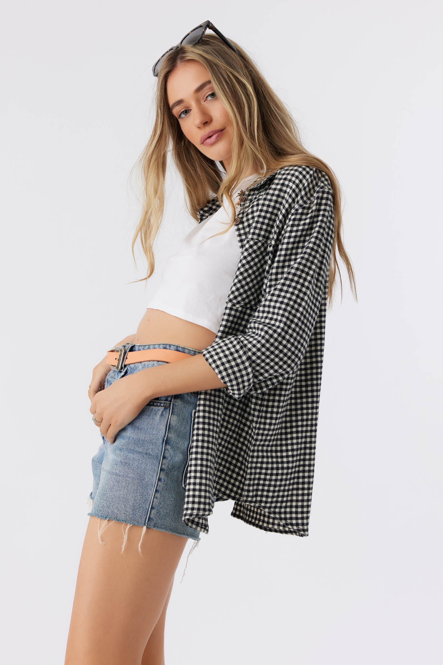 LOGAN FLANNEL TOP