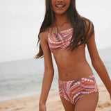 Girl's Meadowmist Square Neck Swim Suit