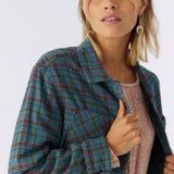 Pippa Crop Flannel Top