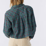 Pippa Crop Flannel Top
