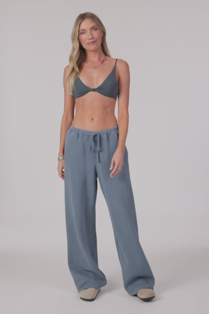 O'Riginals Circle Surfer Vintage Wide Leg Pants - Blue Fusion | O