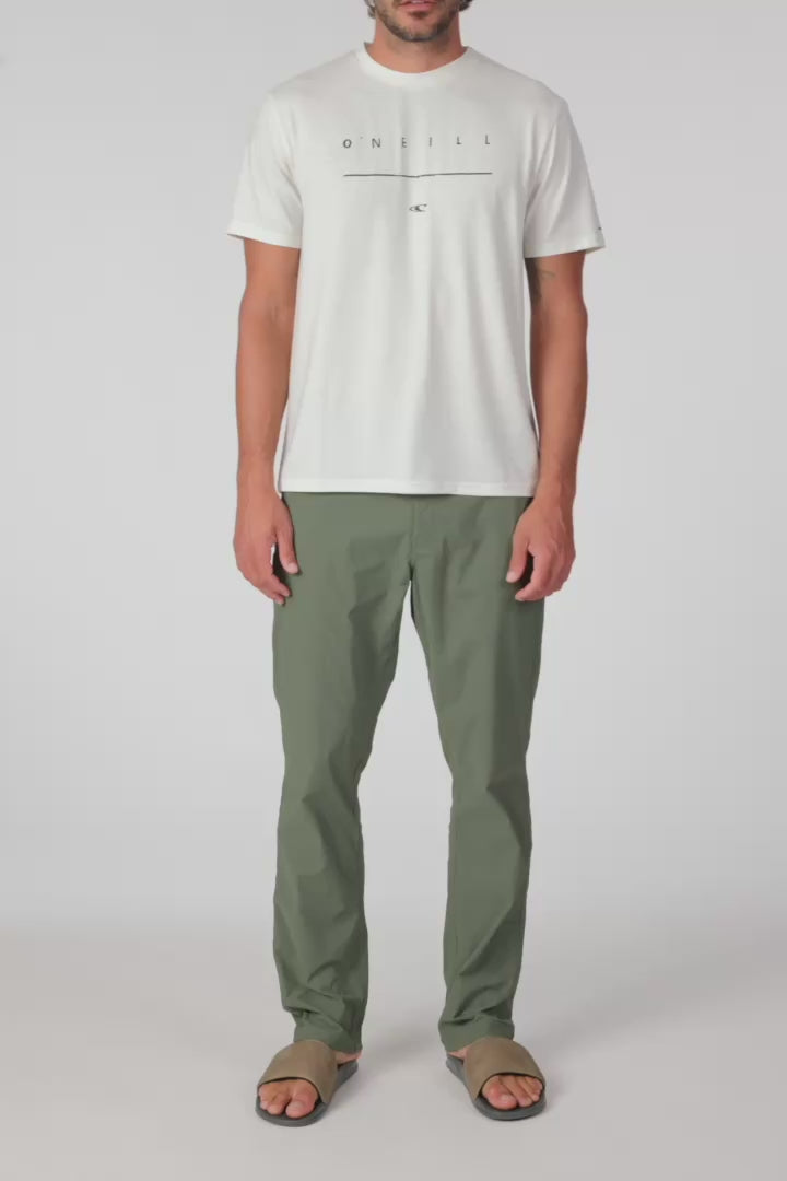 TRVLR Halfback Hybrid Pants - Dark Olive | O'Neill