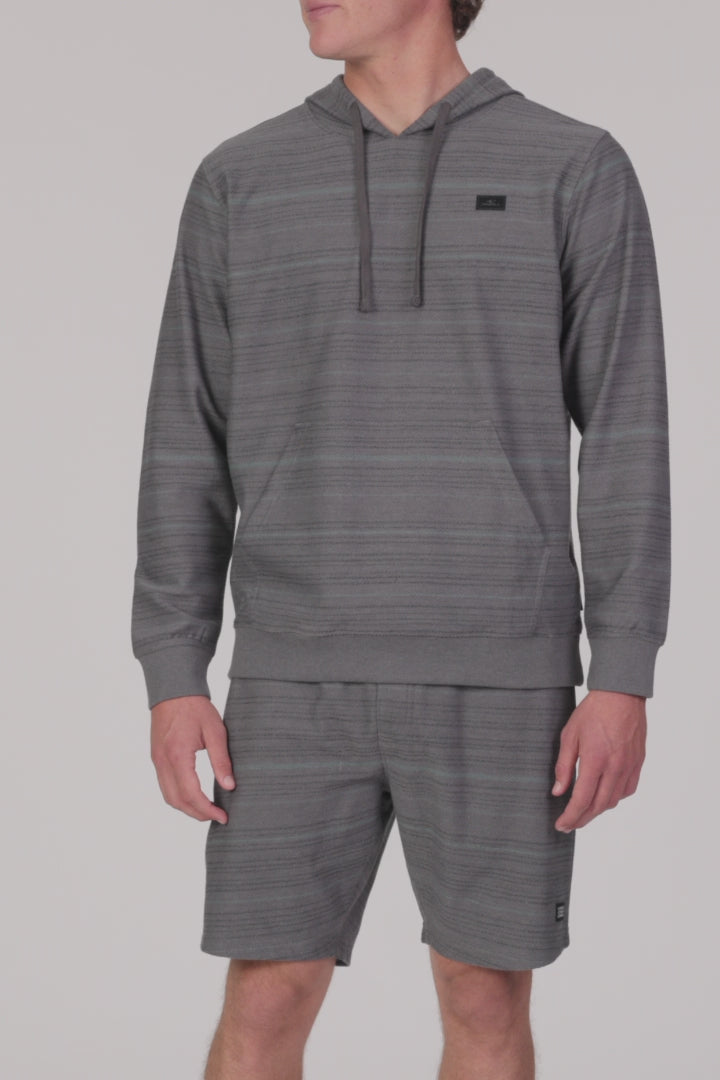 Bavaro Stripe Hoodie Pullover Fleece - Dark Shadow | O'Neill