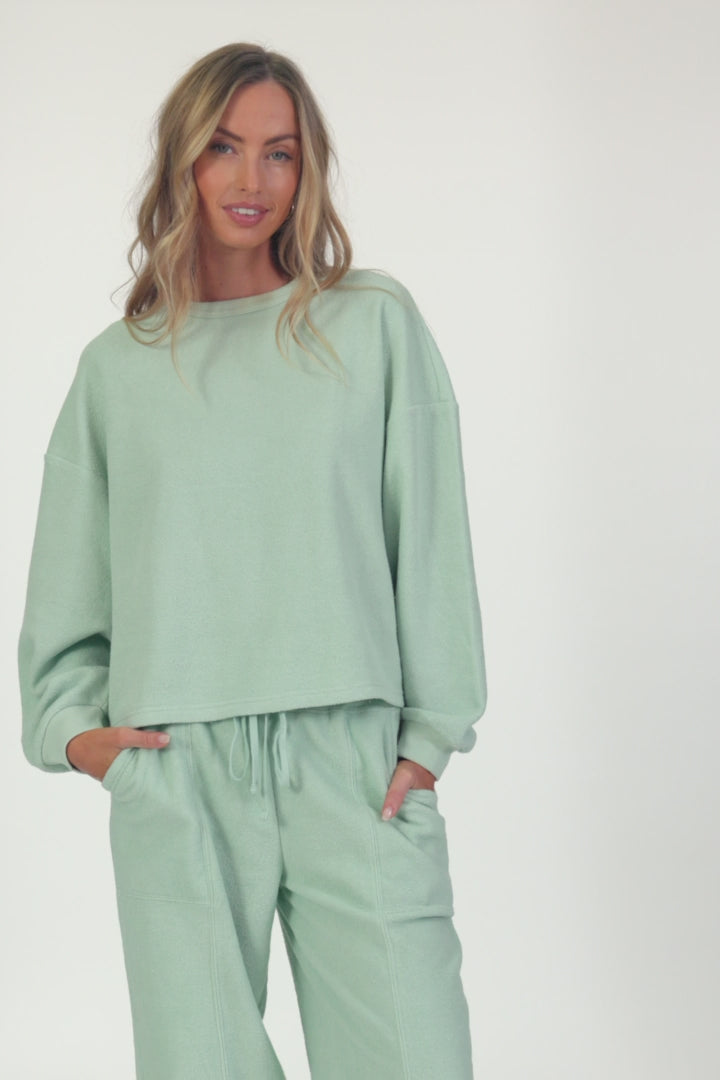 スウェット Wavelength Crew Crew Neck Fleece - Seafoam | O'Neill