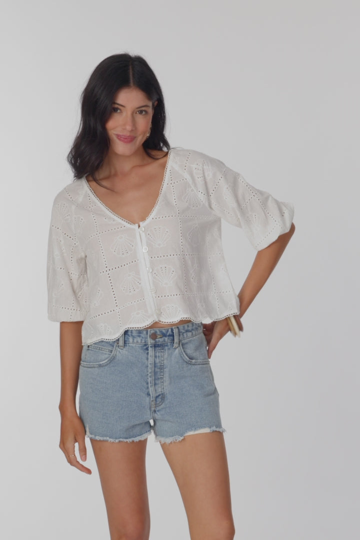 Flora Top - White | O'Neill