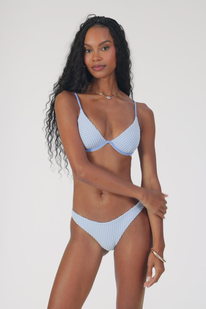 Driftwood Dobby Honopu Bra Top - Hydrangea | O'Neill