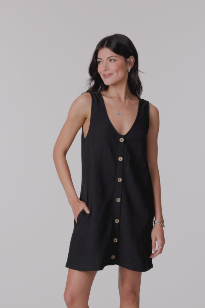 Sanders Mini Dress - Black | O'Neill