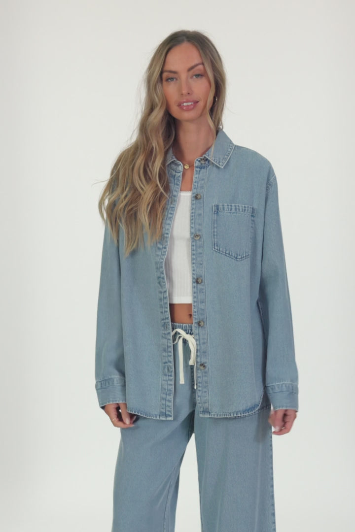 Sevie Shacket Denim Jacket - Drifter | O'Neill