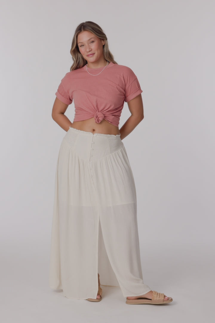 Tryston Skirt Midi Skirts - Tapioca | O'Neill