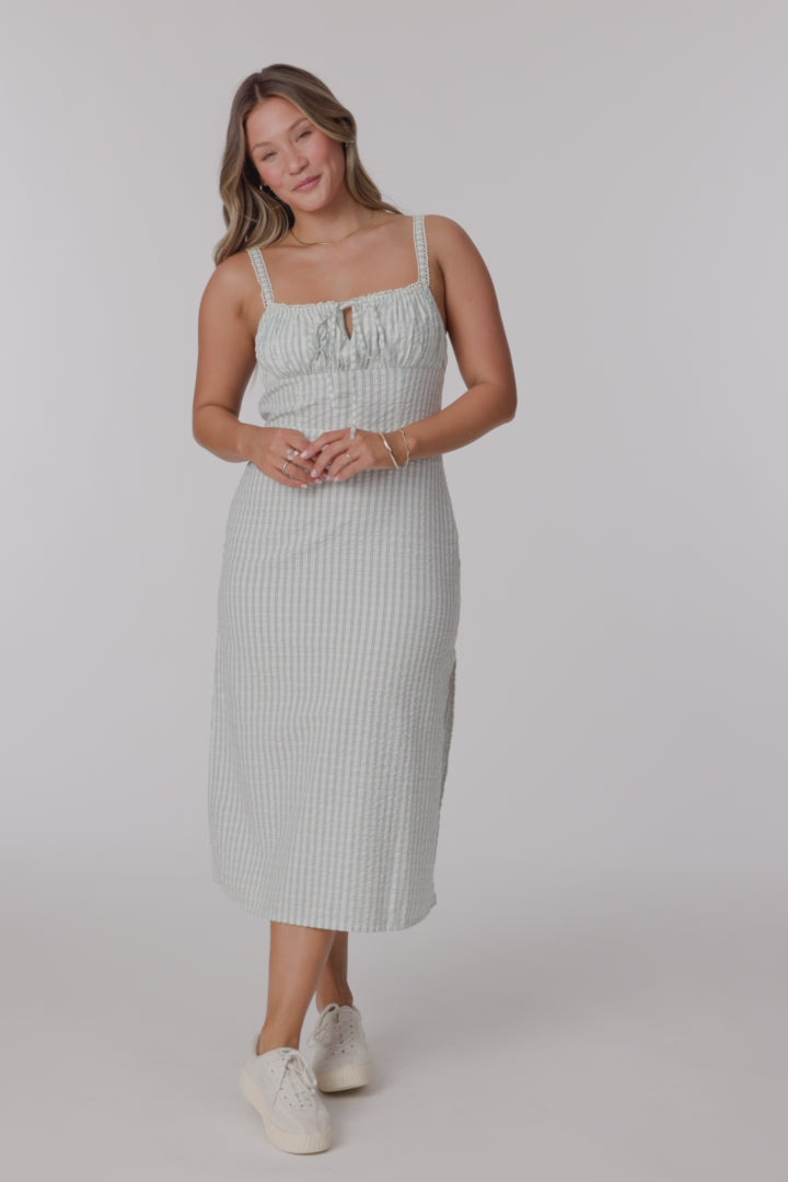 Wiley Plaid Dress Midi Dress - Winter White | O'Neill