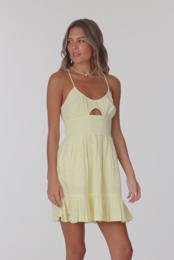 Adelaide Mini Dress - Citron | O'Neill
