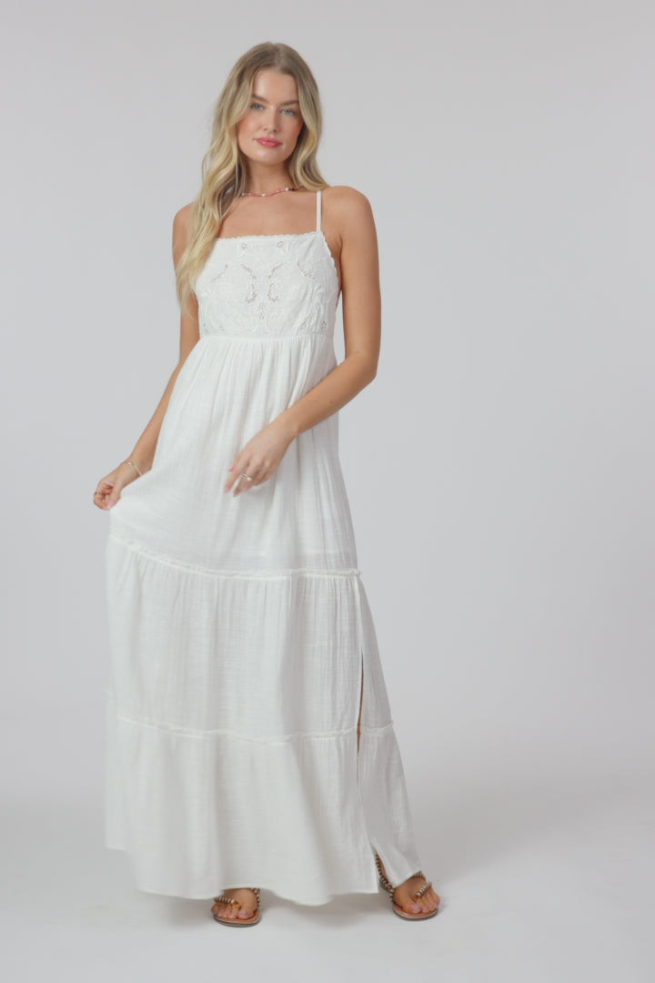 Lisbon Maxi Dress Dress - Winter White | O'Neill
