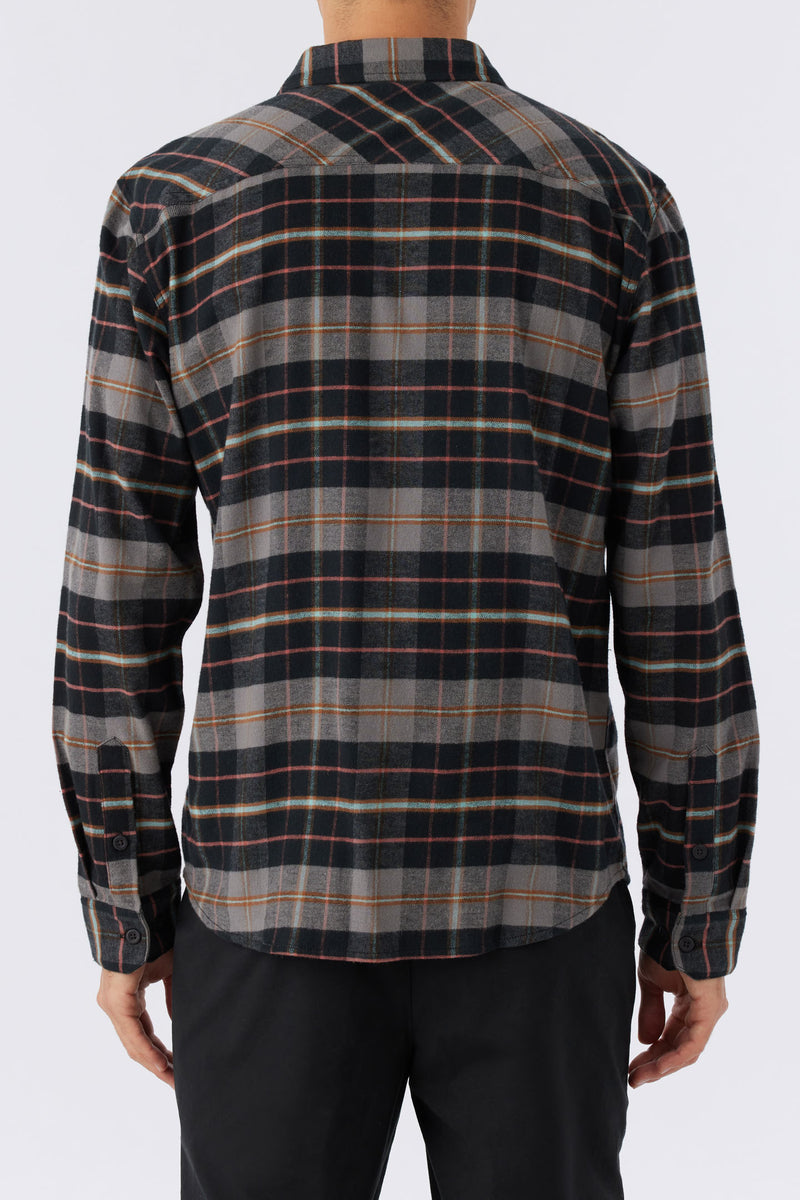 Redmond Plaid Stretch Flannel-Black | O'Neill