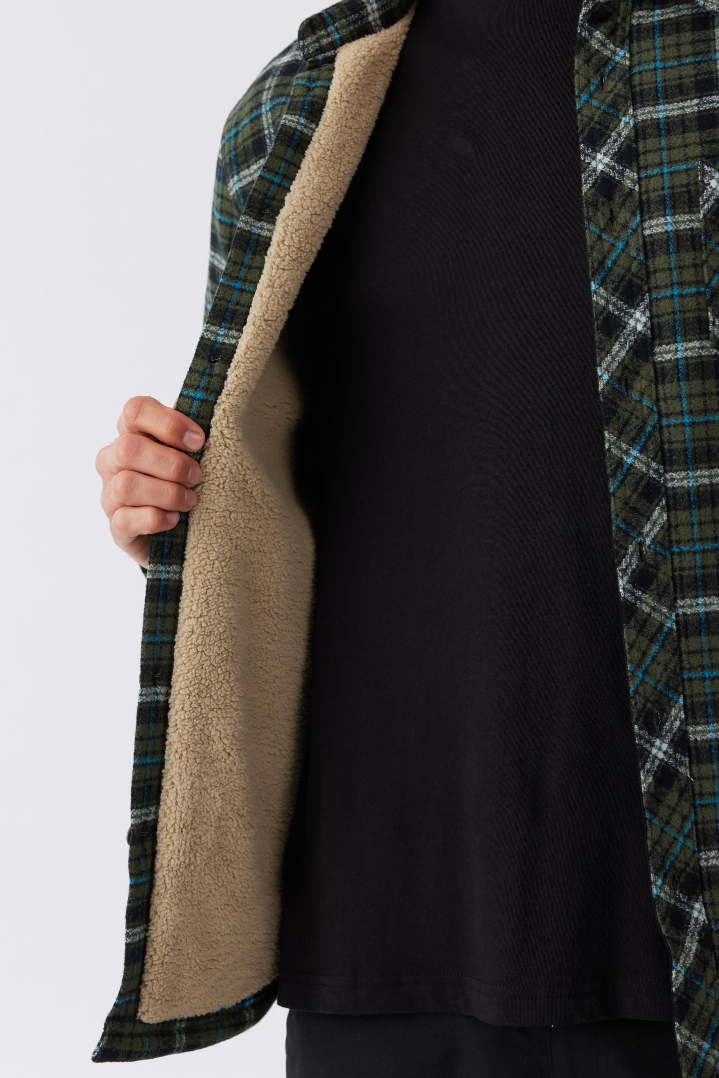 REDMOND FLANNEL HIGH PILE LINED JACKET