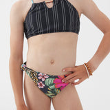 Girl's Reina Tropical Keyhole Tank Swim Set