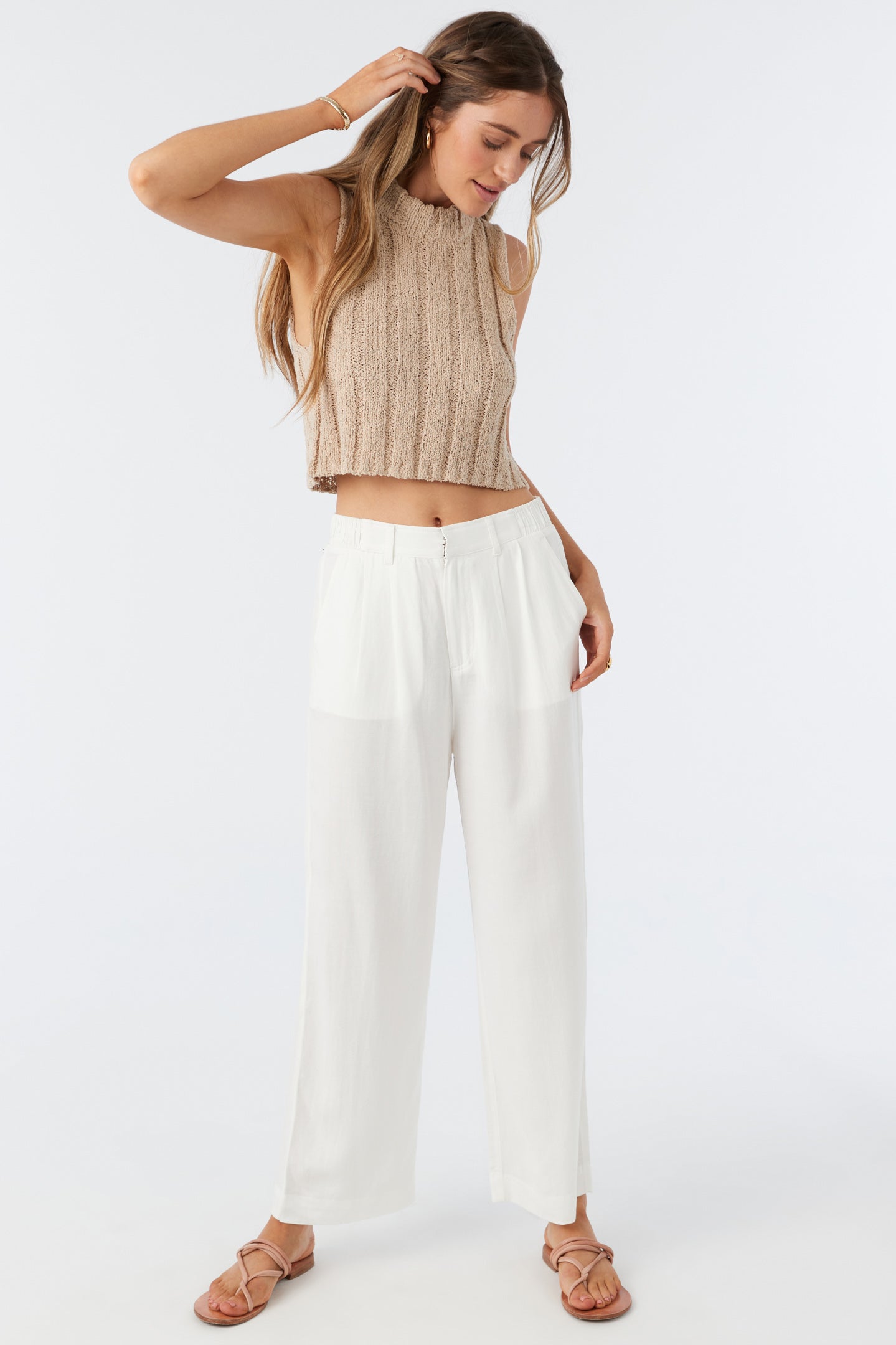 ROWAN LINEN BLEND PANTS