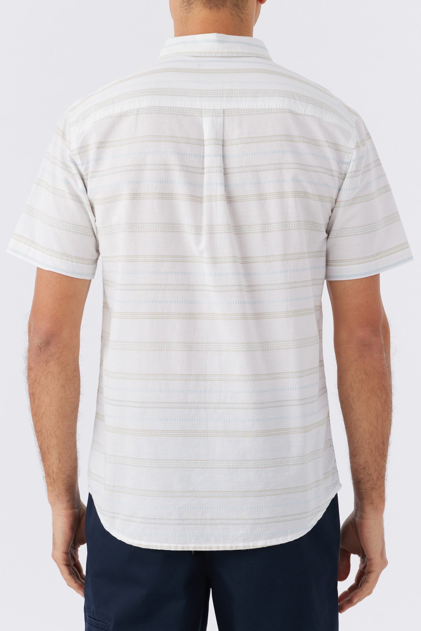 SS Oasis Camp Shirt - Shore Navy Stripe