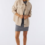 Tidal Corduroy Button-Up Jacket