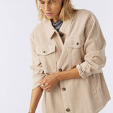 Tidal Corduroy Button-Up Jacket