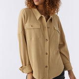 Tour Waffle Knit Oversized Fit Shacket