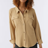 Tour Waffle Knit Oversized Fit Shacket