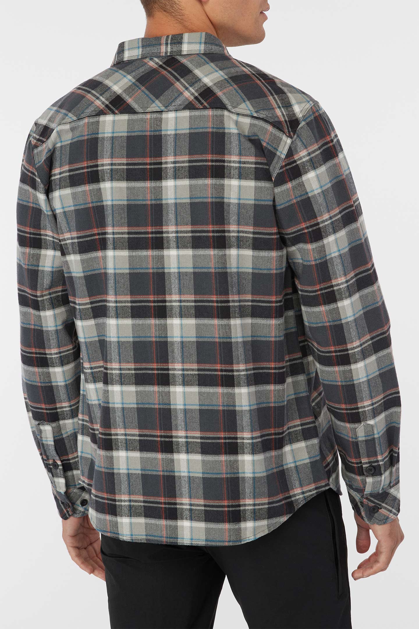Winslow Plaid Flannel Long Sleeve Shirt - Black 2 | O'Neill